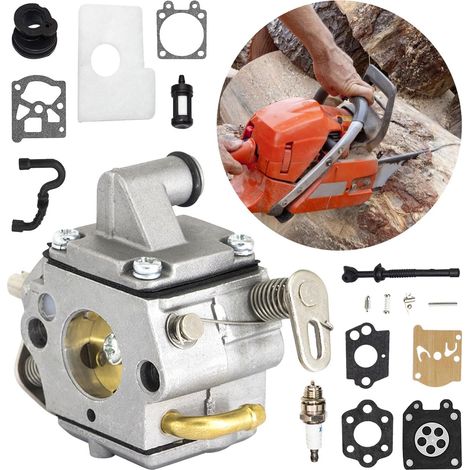 Carburateur C1q-s57a Pour 017 018 170 180 180c 170c 180c, Accessoire Pour Tronçonneuse Avec Filtre À Huile, Joint, Bougie D'Allumage