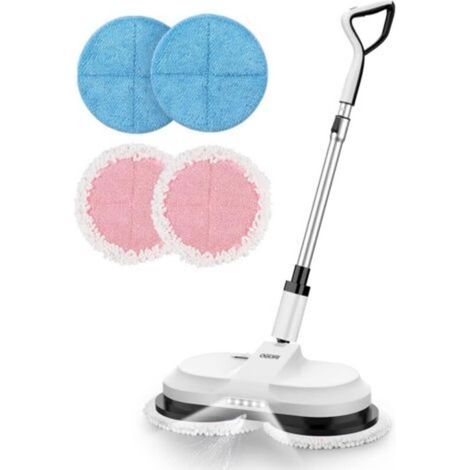 Bleu + Rose, 4 Pcs Aspirateur Vadrouille Électrique,(sans Vadrouille)