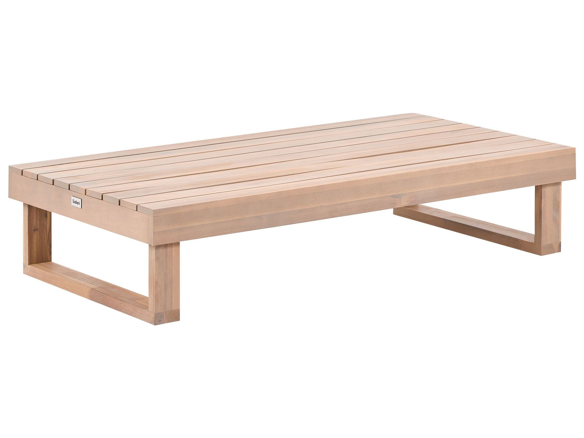 Outdoor Couchtisch Marettimo 60 Cm 110 Cm Zertifiziertes Akazienholz Hellbraun
