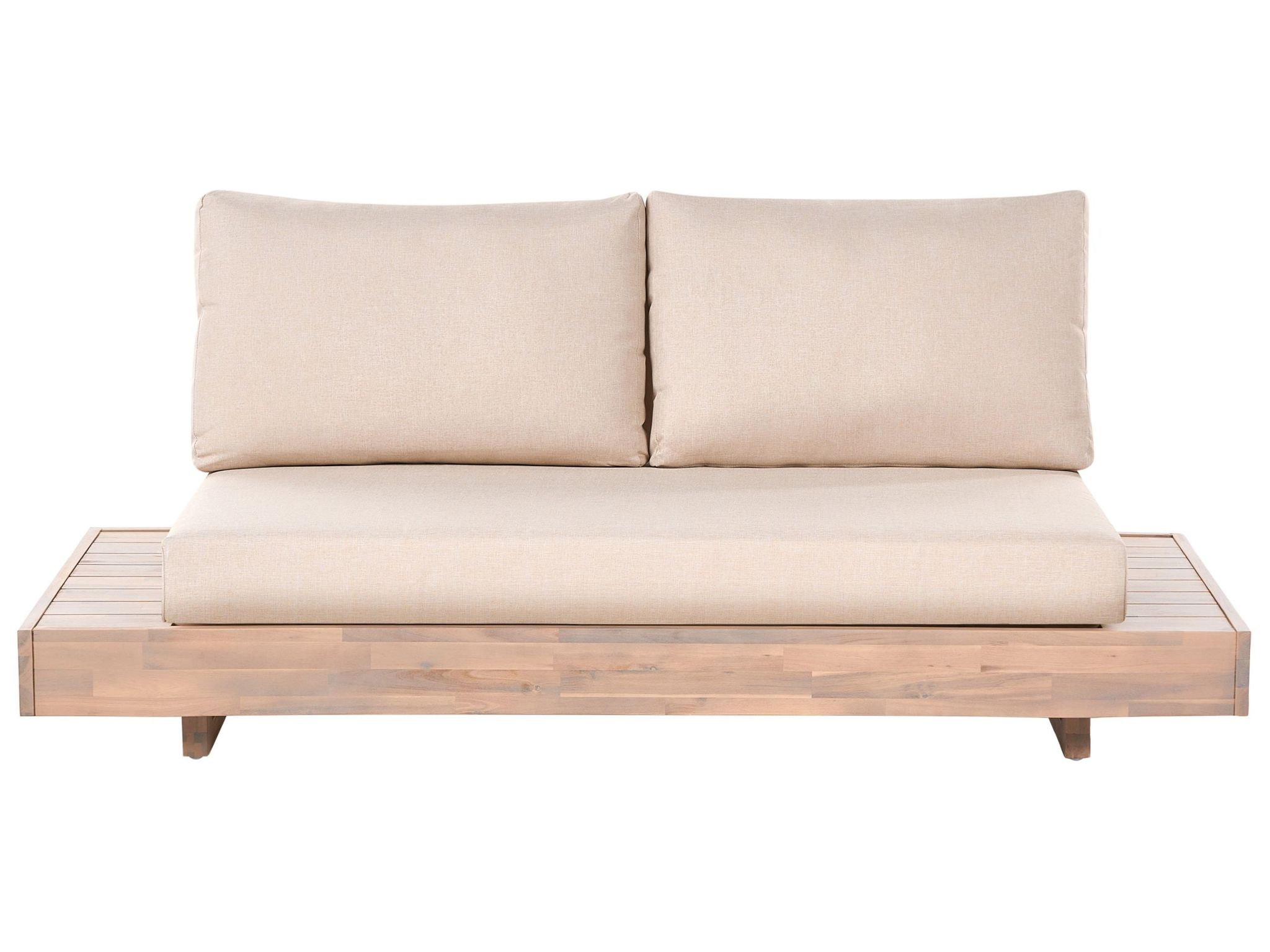 Gartensofa 2-sitzer Marettimo Zertifiziertes Akazienholz Beige