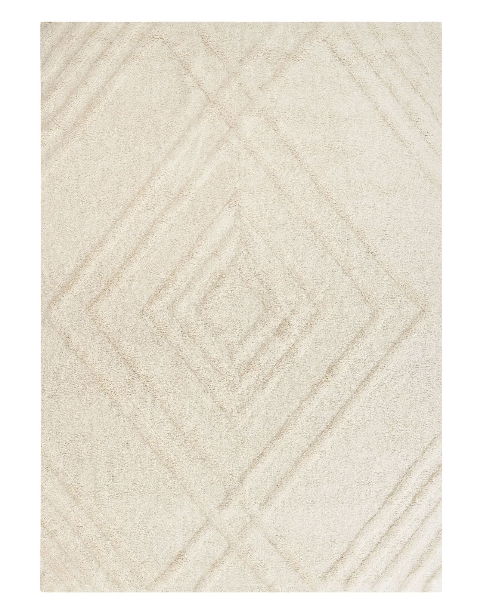Kinderteppich Ziro Hellbeige 140 X 200 Cm Baumwolle