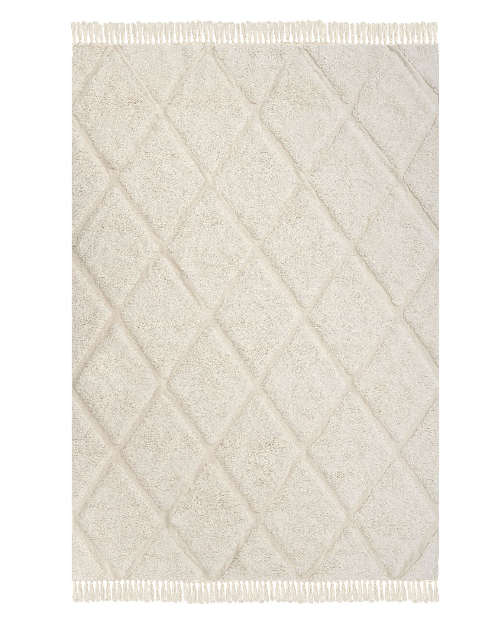 Kinderteppich Xeldem Hellbeige 140 X 200 Cm Baumwolle