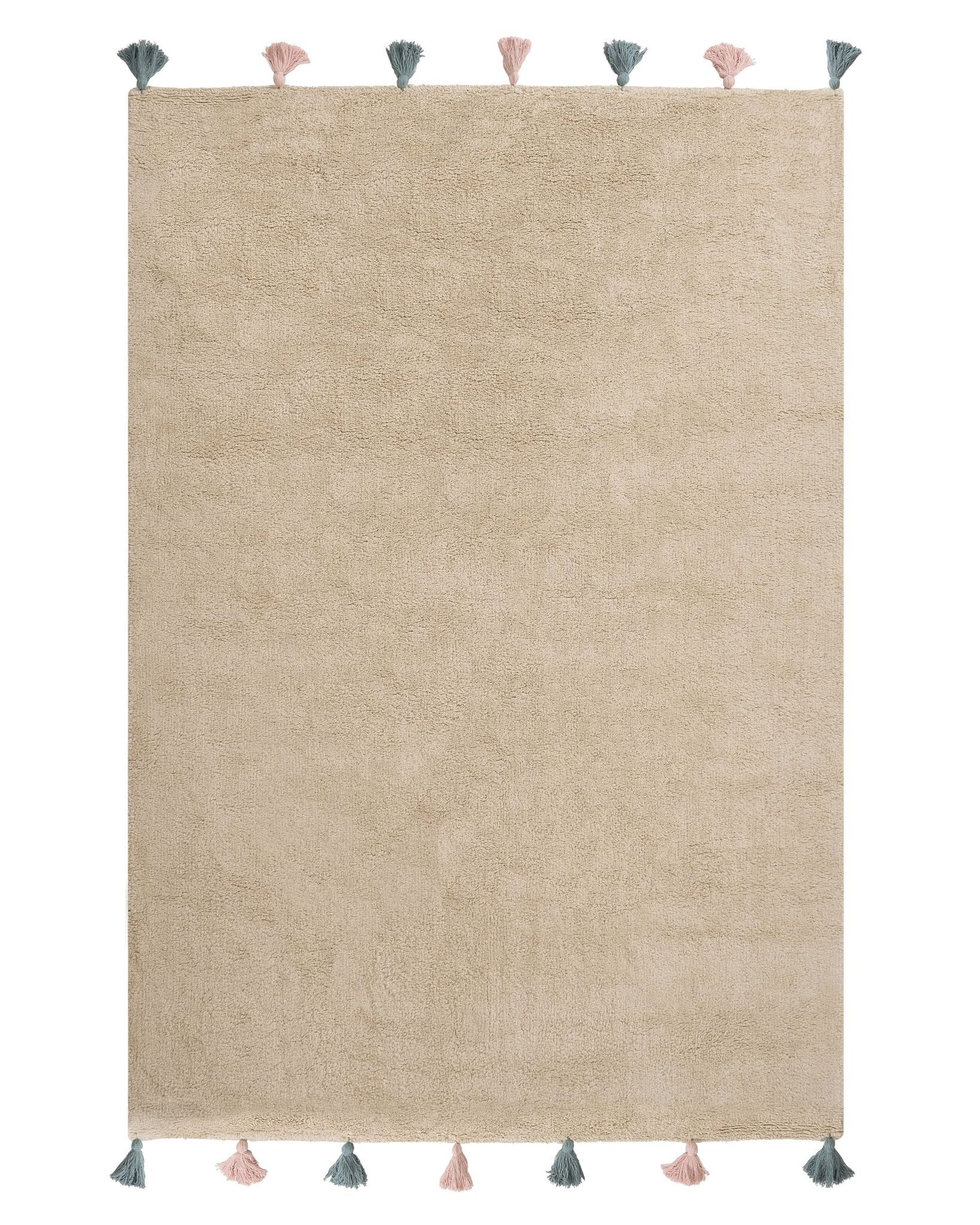 Kinderteppich Kodinhi Beige 140 X 200 Cm Baumwolle