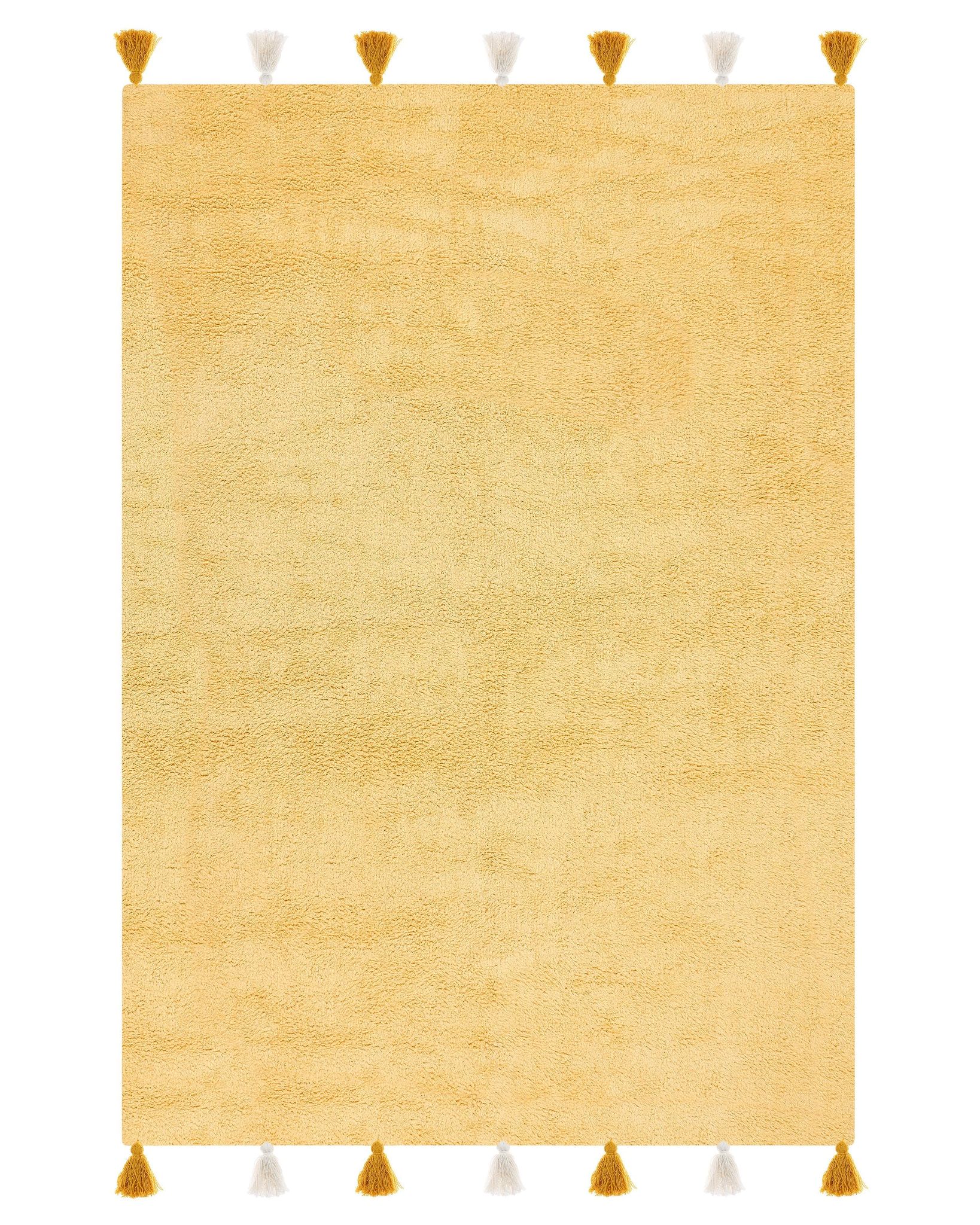 Kinderteppich Kodinhi Gelb 140 X 200 Cm Baumwolle