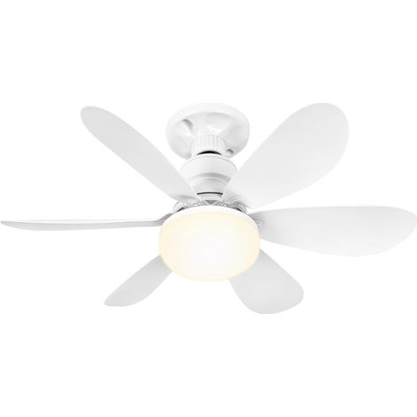 50-cm-deckenventilator Mit Led-beleuchtung – Fernbedienung – 6 Leise Flügel – Kupfermotor – Helligkeit 10–100 % Einstellbar – Timer (1/2/4 Stunden)