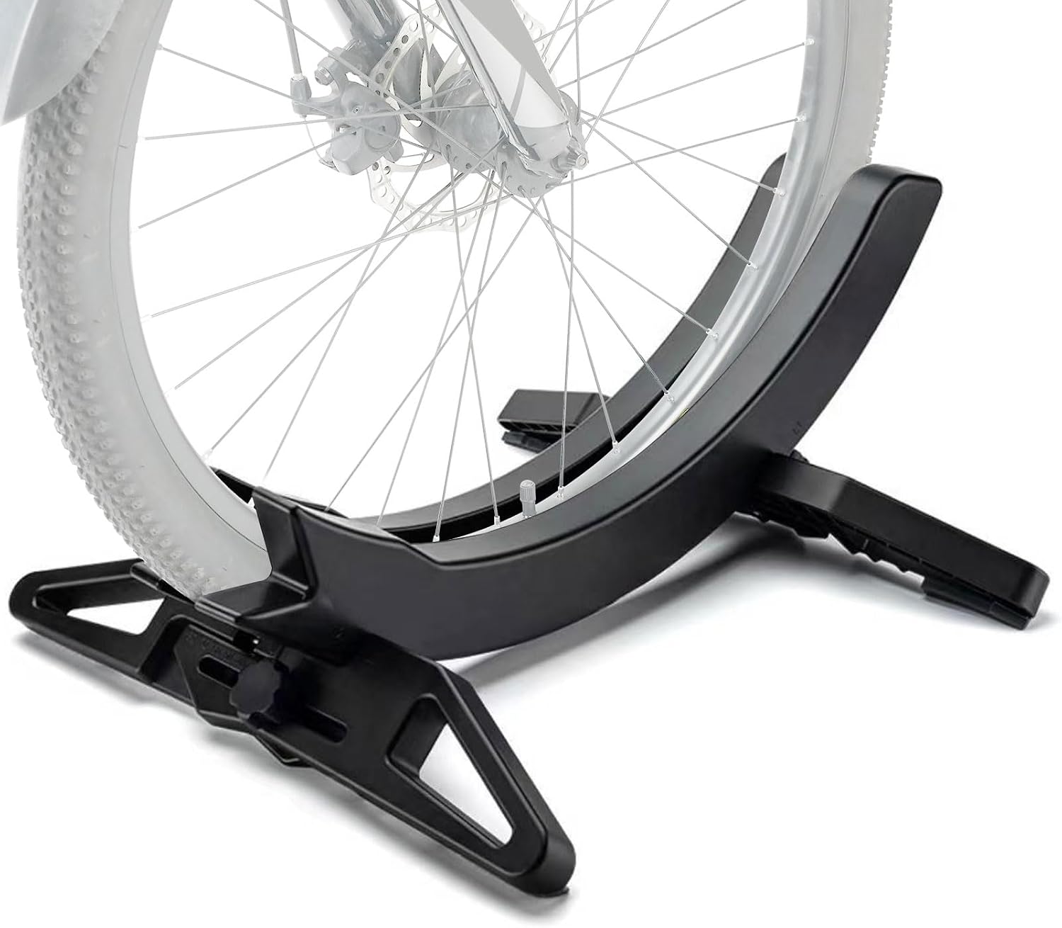 Fahrradständer – Für Drinnen Und Draußen, Ideal Für Haus, Garage Und Garten – Geeignet Für Mountainbikes, Rennräder Und Gravelbikes Mit Einer Felgenbreite Von 23 Bis 30 Mm, Schwarz