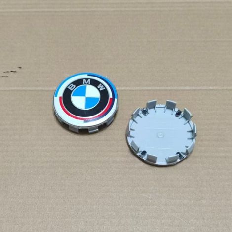 Bmw Radnabenkappen (68 Mm) – Aluminium-radnabenkappen Jubiläumsedition Für 1er-6er, X1-x6, 320gt, Auto-radzubehör, 4er-set – Mehrfarbig