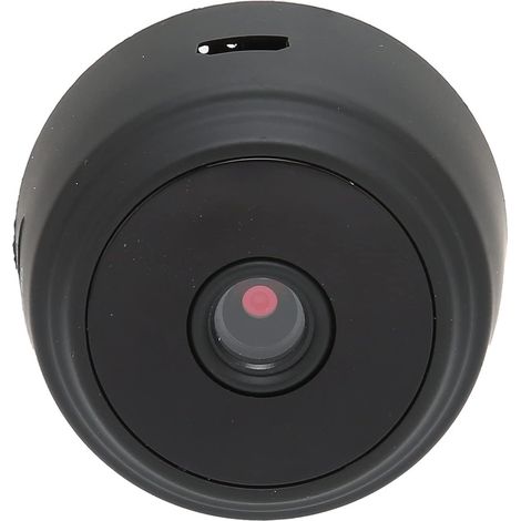 Mini-wlan-kamera In Schwarz, 1080p, Magnetisch, Kabellos, Wiederaufladbar, Mit Standfuß, Für Büro Und Zuhause