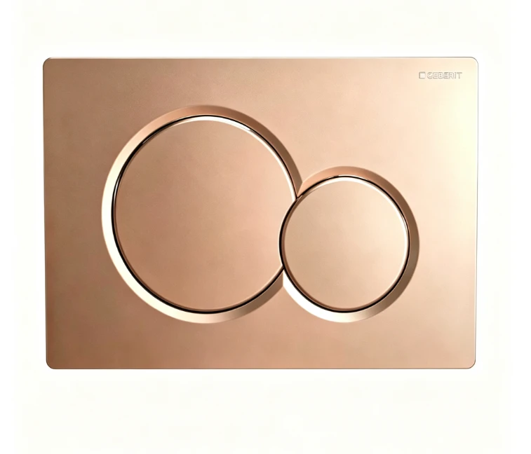 Passend Für Geberit Sigma01 Wc-betätigungsplatte (rund, Modell 115.770, Warmes Roségold).