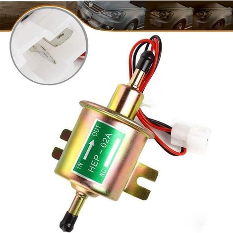 Universelle Elektrische Kraftstoffpumpe Für Diesel Und Benzin. 12 V. Hep-02a. Niederdruck. Oem-teilenummer: Hep-02a. Diese 12-v-kraftstoffpumpe Ist Mit Den Meisten Vergasern Von Pkw. Motorrädern Und G