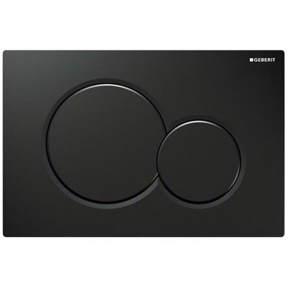Passend Für Geberit Sigma01 Wc-betätigungsplatte (rund, Modell 115.770, Schwarz).