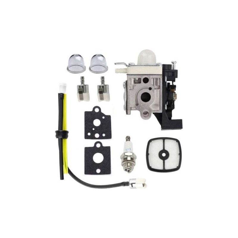 10-teiliger Vergaser-reparatursatz, Kompatibel Mit Echo Srm-2320t – 21,2 Cc, Inklusive Luftfilter, Zündkerzen, Kraftstoffleitung Und Dichtungen