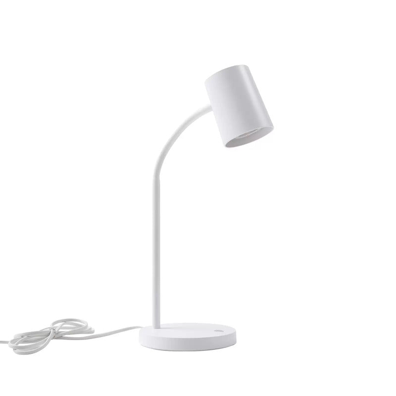 [gebraucht] B-ware Lindby Tischleuchte Radka Weiß Kunststoff Gu10 Flexarm Tischlampe Lampe Leuchte