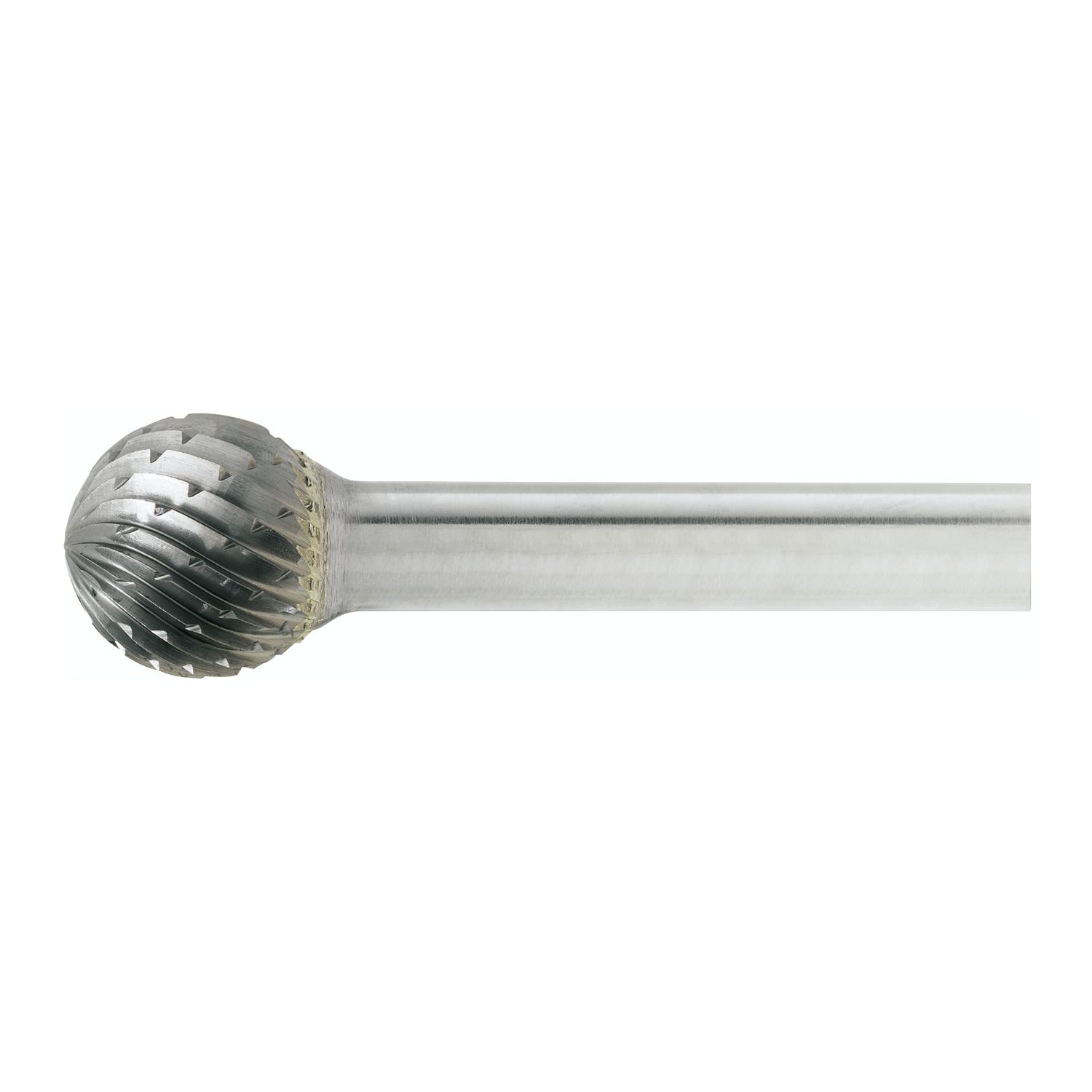 Lukas Kugelfräser - Frässtift Form D Kugel Kopf Ø 12mm Länge 10mm Zahnung 7