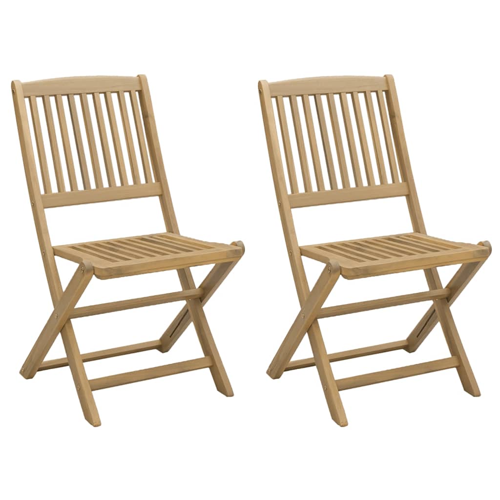 Maison Exclusive - Klappstühle, 2 Stück, 57 X 48,5 X 90 Cm, Massi