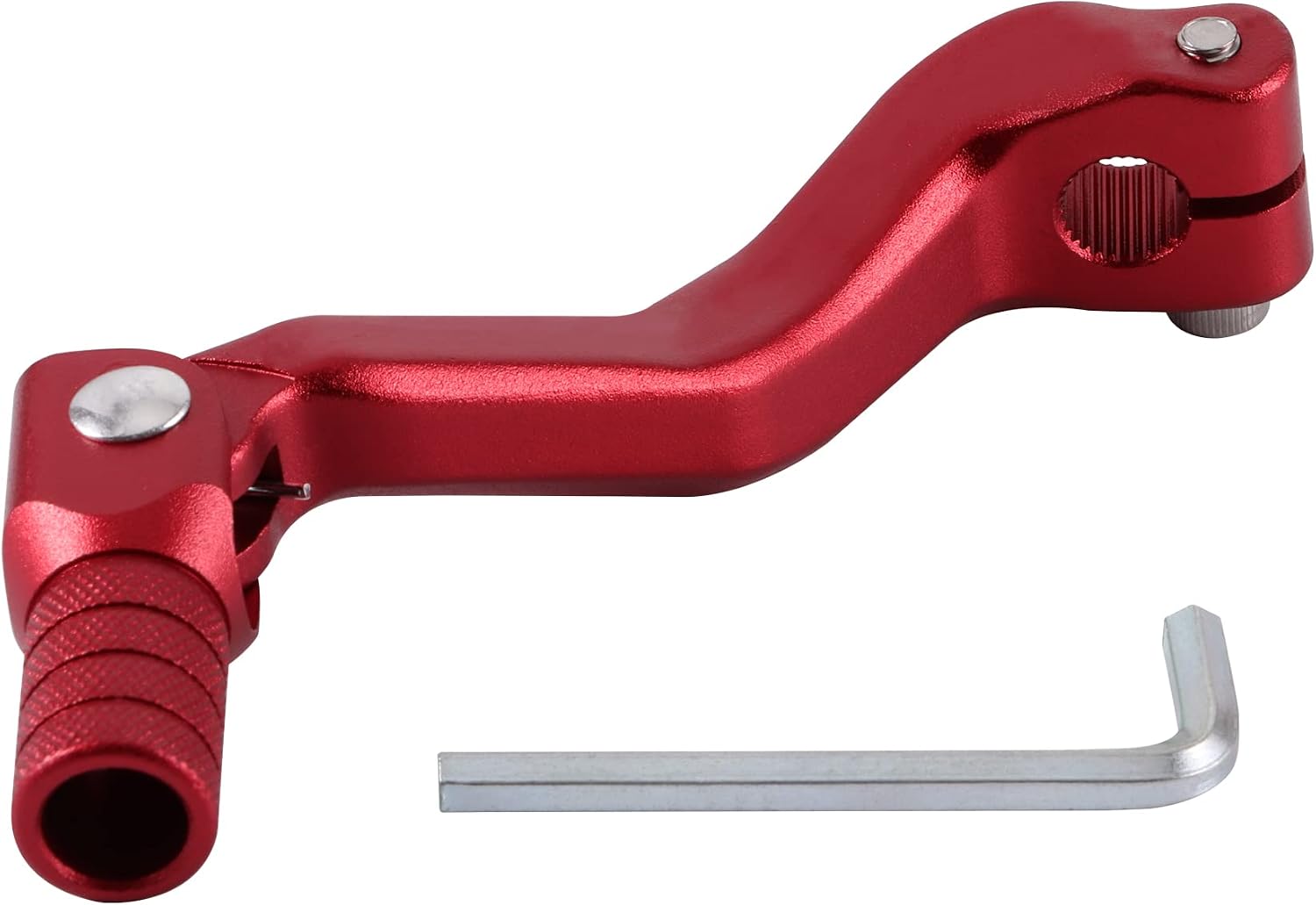 Schalthebel Aus Roter Aluminiumlegierung Als Ersatz Für Cb250 Motocross-motorrad, Atv, Dirtbike Und Pitbike