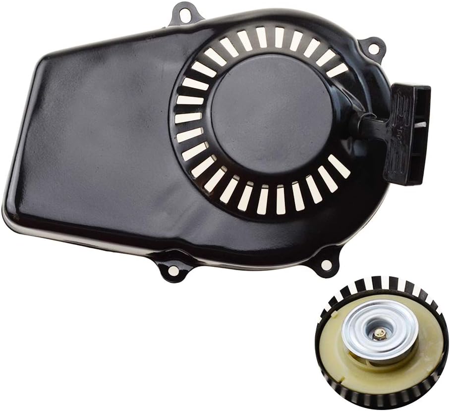 Kickstarters 2-takt-benzin-rasenmähermotor-generator-rückstoßstarter Schwarze Rückstoßstarter-baugruppe Ersatz Für Et650 Et950 Kickstarter