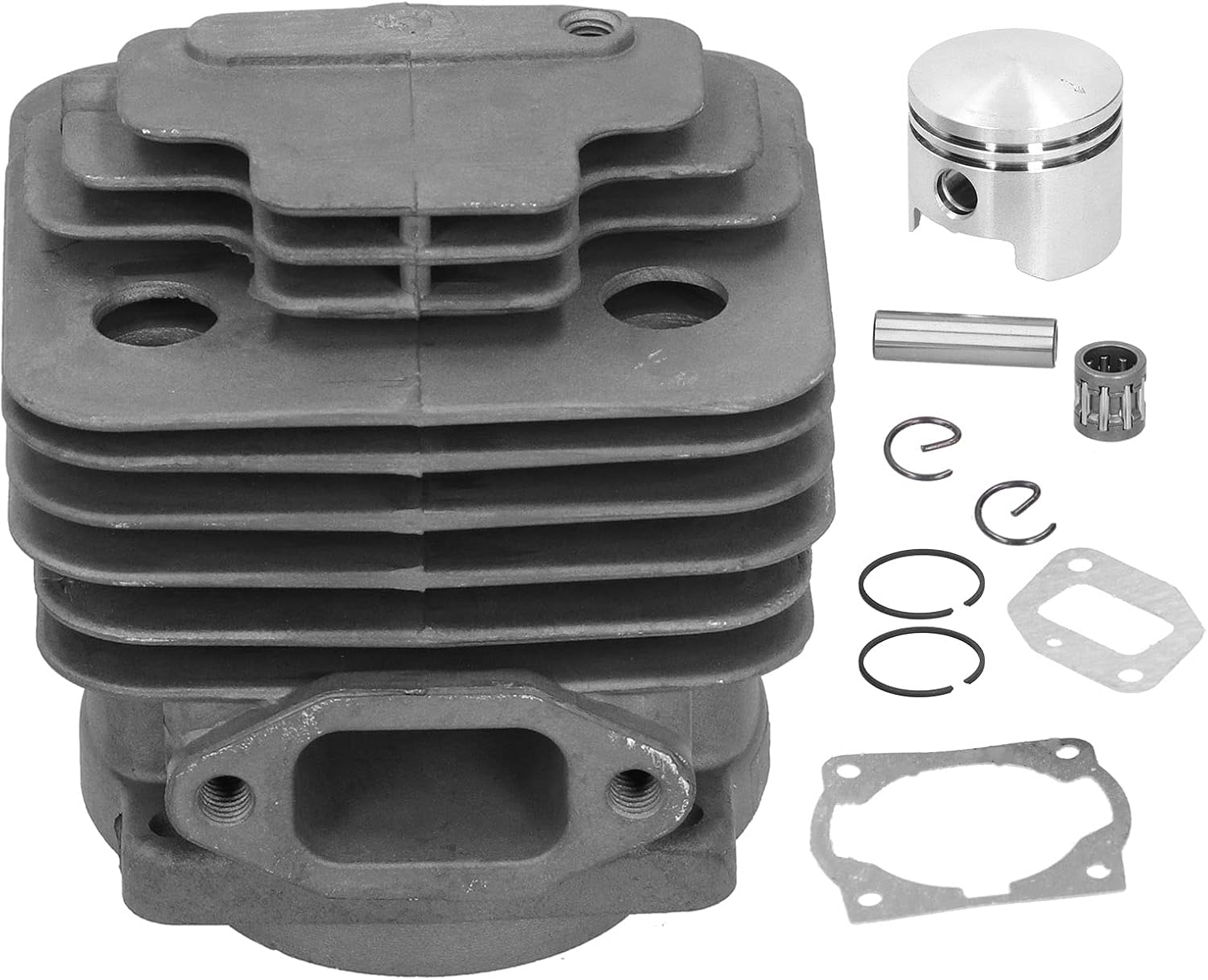 Zylinder-kolben-satz, Motorteile, Hochsiliziumhaltige Aluminiumlegierung, 44 Mm (1,7 Zoll) Für 52-cm³-motoren (44f-5), Inklusive Kohlebürsten-schneidmaschinen-teilesatz