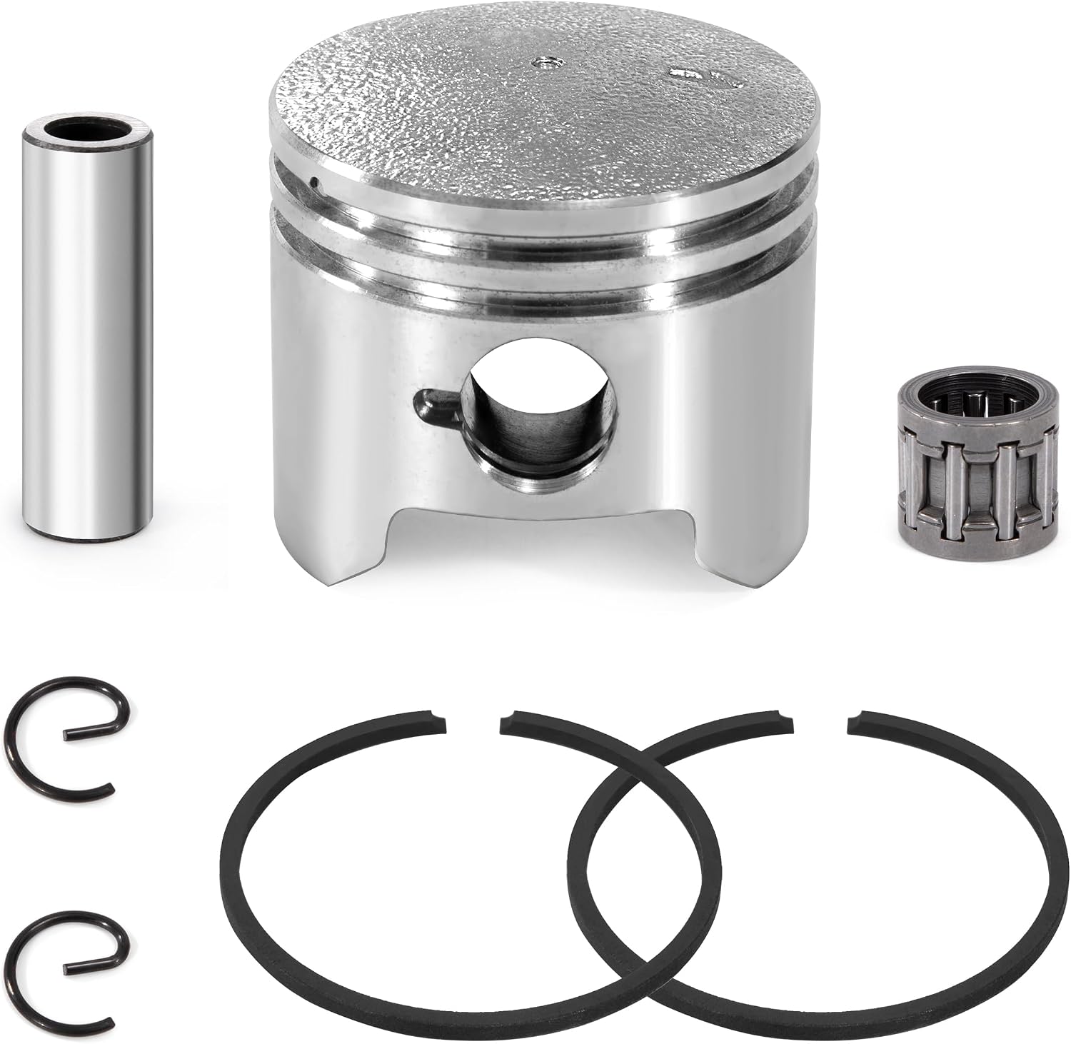 Kolbensatz Für Motoren, Kolbensatz Für Motorüberholung, Kolbenbaugruppe 44 Mm Für Dirtbikes, Pitbikes, Atvs, Roller Und Quads (49 Cm³)