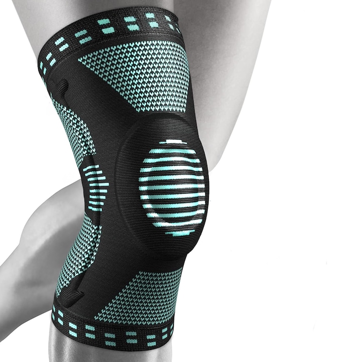 Professionelle Elastische Kniebandage Zur Orthopädischen Unterstützung Und Zum Medizinischen Schutz Von Gelenk, Meniskus Und Kniescheibe, Lindert Knieschmerzen, Größe L (39–45 Cm), Unisex
