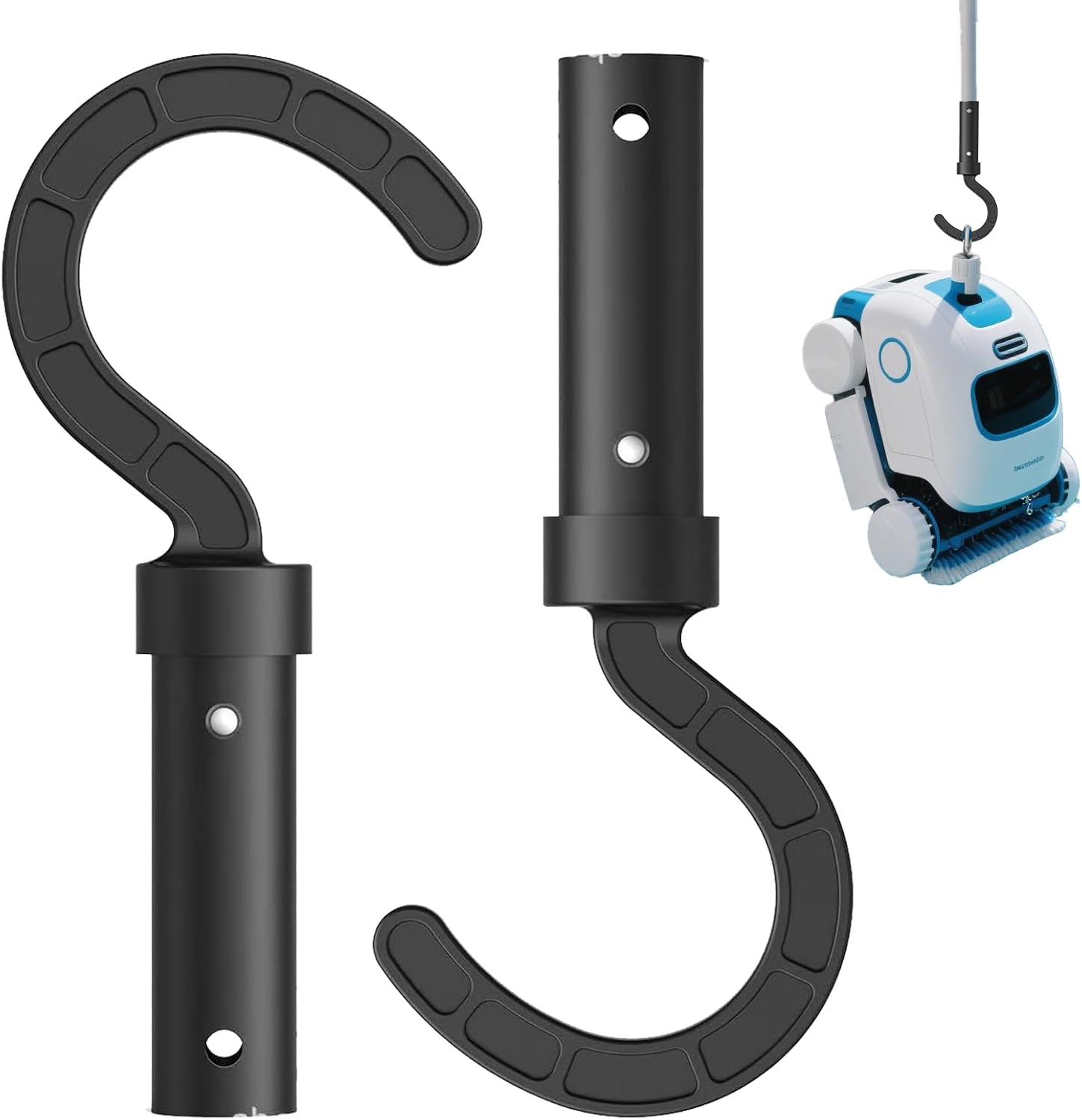 Set Mit 2 Poolroboterhaken, Zubehörhaken Für Kabellose Poolroboter, Kompatibel Mit Allen Poolreinigern, Ersatzteile, Stange