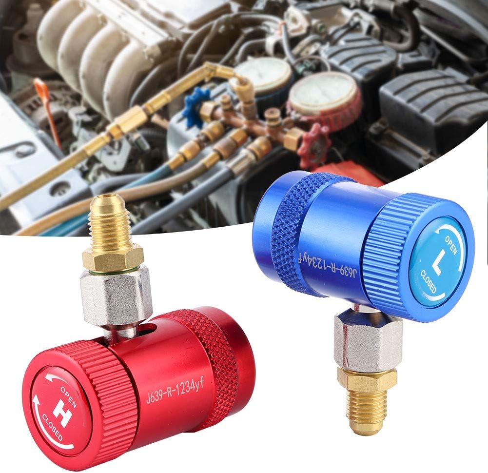 R1234yf-adapter, Schnellkupplungen Aus Messing Auslaufsicher Für Die Befüllung Von Kfz-klimaanlagen, R1234yf-kompatibler Serviceanschluss Für Werkstätten Und Heimwerker