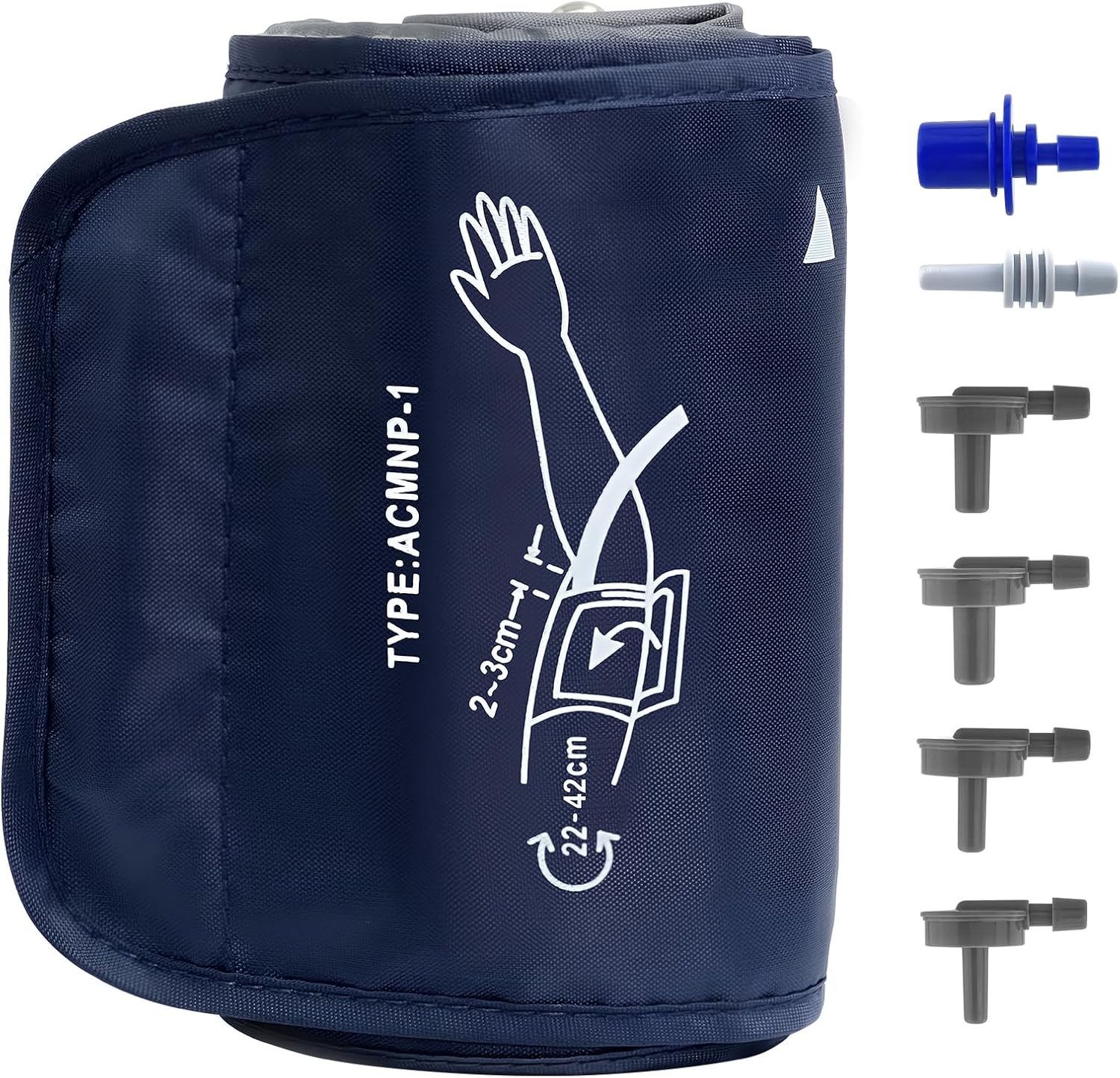 Blutdruckmessgerät-manschette 22-42 Cm Mit 6 Universalanschlüssen