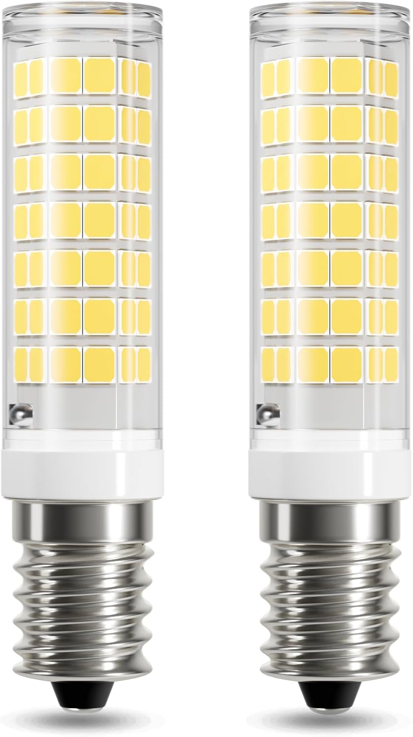 E14 Led-dunstabzugshaubenlampe, Kaltweiß 6000k, 550lm, 2er-pack 4w Entspricht 50w Halogen, Nicht Dimmbar, Kleine E14-schraubfassung Für Dunstabzugshauben Und Kühlschränke [energieklasse D]