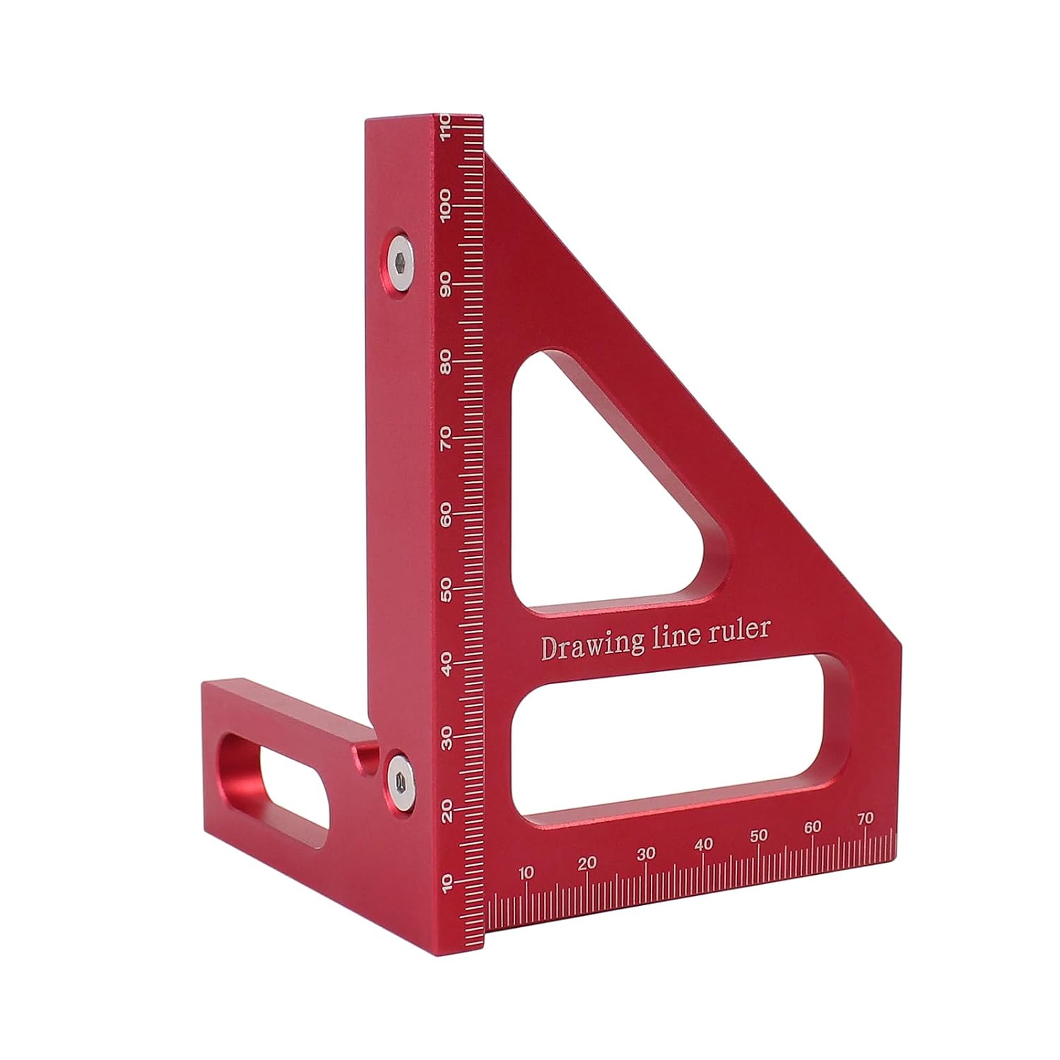 3d-mehrwinkel-messlineal, 45/90-grad-winkelmesser Aus Aluminiumlegierung, Zeichenlineal, Dreieck-gehrungslineal, Hochpräzisions-messwerkzeug Für Ingenieure