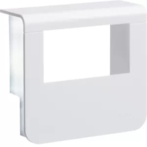 Hager Geräteträger-oberteil Mit Seitlichen Spiegelflächen Sl 20x55mm Verkehrsweiß