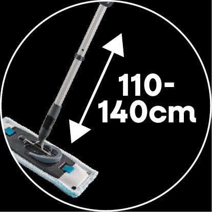 Leifheit Bodenwischer Clean Twist M Ergo Schwarz