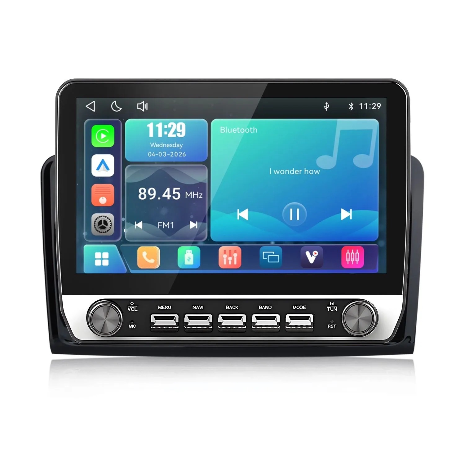 Junsun Autoradio Für Mercedes-Benz ML-Class W164 Linux Mit Tasten + Drehknopf