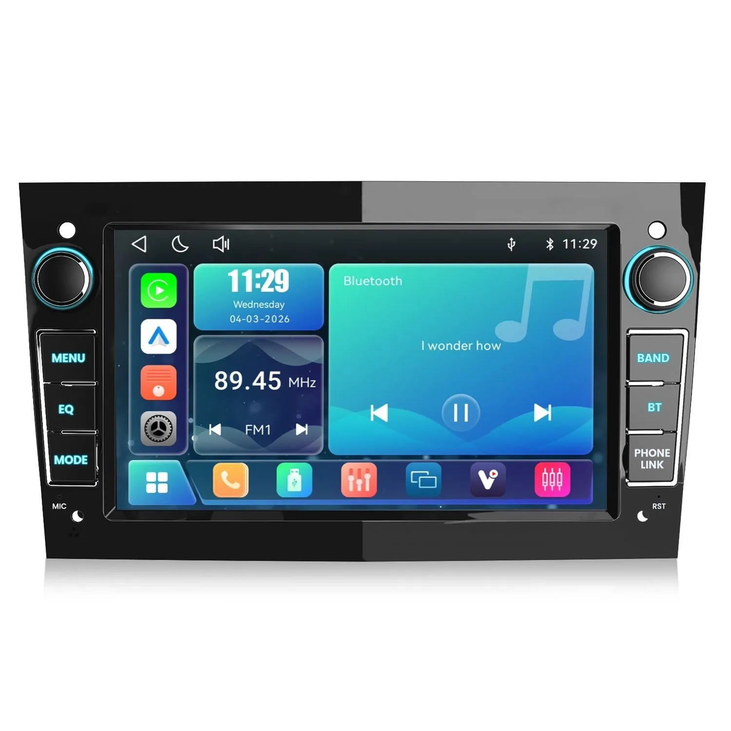 Junsun Autoradio Für Opel Corsa D Astra H - Klavier Schwarz Linux