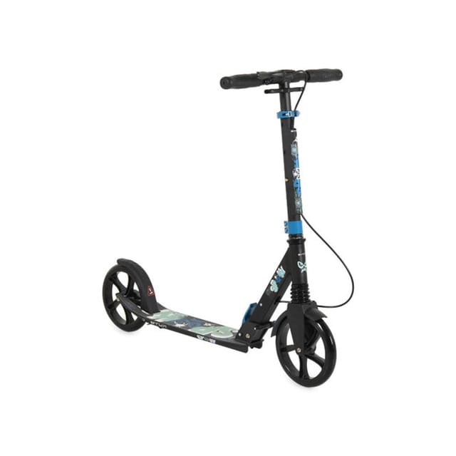 Byox Kinderroller Spooky klappbar, bis 100 kg, Bremse, Stoßdämpfer vorne, blau