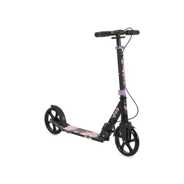 Byox Kinderroller Spooky klappbar, bis 100 kg, Bremse, Stoßdämpfer vorne, lila