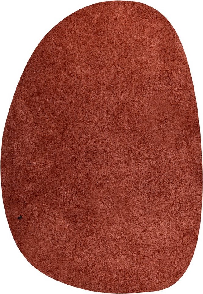 TOM TAILOR HOME Hochflor-Teppich Shaggy Teppich Cozy, oval, Höhe: 25 mm, Uni Farben, Pastell Farben, weich & kuschelig, auch in oval und rund Bild 5