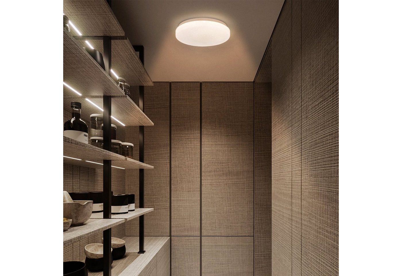 ZMH LED Deckenleuchte Wohnzimmer Modern 21CM Sternenhimmel Flurlampe für Schlafzimmer, LED fest integriert, 3000K Bild 5
