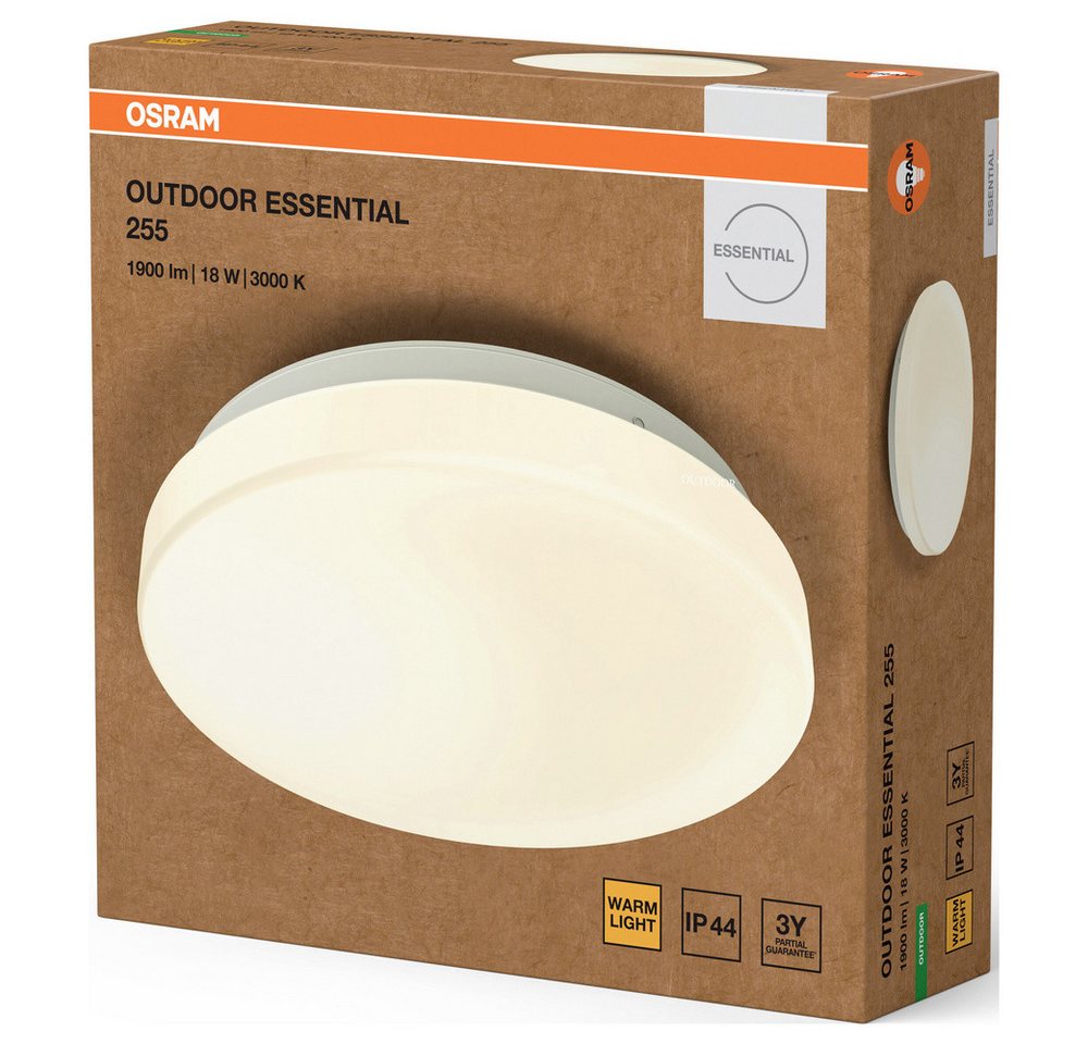 Osram Außen-Wandleuchte OSRAM HOMELIGHTING Outdoor Essential 255mm 18W 830 White 4099854445309 Bild 2