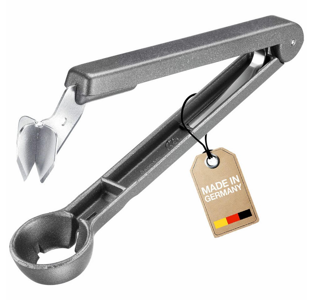 WESTMARK Entsteiner Steinex Black Edition – Entkerner für Pflaumen & Zwetschgen, Pflaumene, Aluminium, Edelstahl, Made in Germany, spülmaschinengeeignet, lebensmittelecht