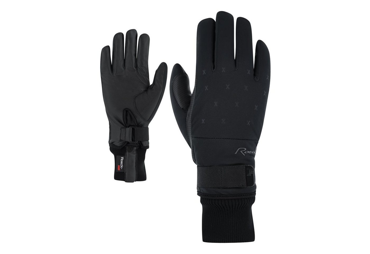 Roeckl SPORTS Langlaufhandschuhe Ehrwald mit Kreuzchen-Design