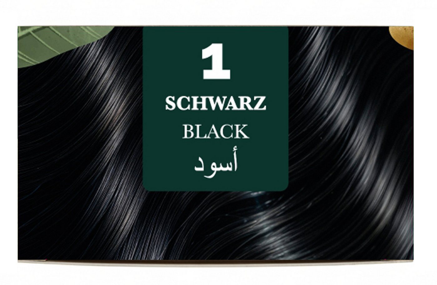 Vibella Haarfarbe Haarfärbecreme Nr. 1 Schwarz – Premium-Haarfarbe Bild 2