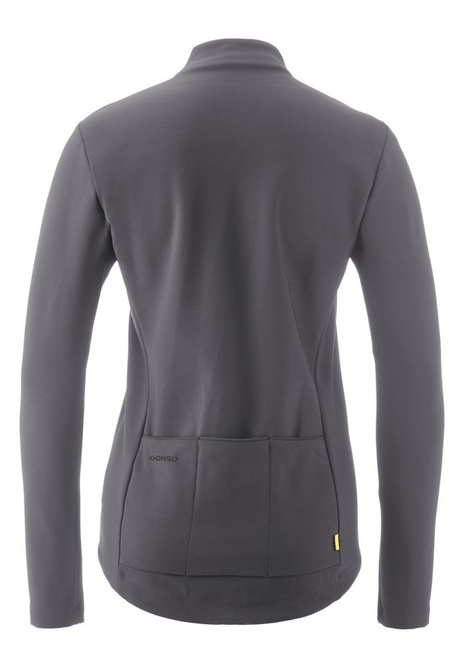 Gonso Radtrikot SITIVO TRIKOT THERM W Damen Fahrradtrikot langarm, isolierendes Full-Zip Trikot, Tight Fit