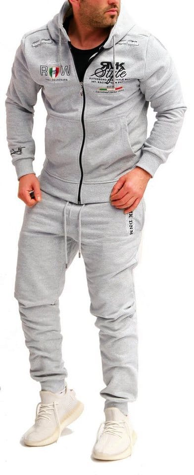 RMK Jogginganzug Herren Trainingsanzug Sportanzug Streetwear Fitness Clubwear Gym, mit Kapuze