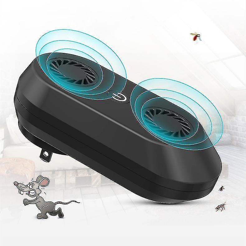 Ultraschall-repellent, Verbessertes Elektronisches Repellent Für Den Außen- Und Innenbereich Gegen Flöhe, Insekten, Mücken, Spinnen, Ameisen, Ratten, Kakerlaken, Insekten, Sicher Für Tiere.