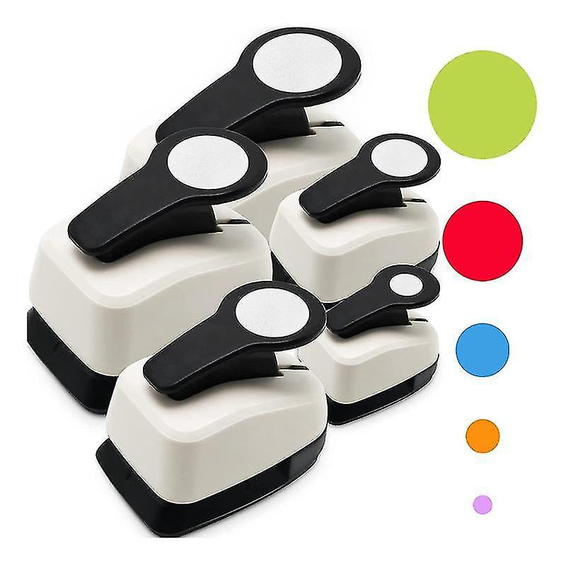 Rundlocher, Rundlocher, Rundlocher Für Bastelarbeiten, Rundlocher Für Papier, 5er-set In Verschiedenen Farben