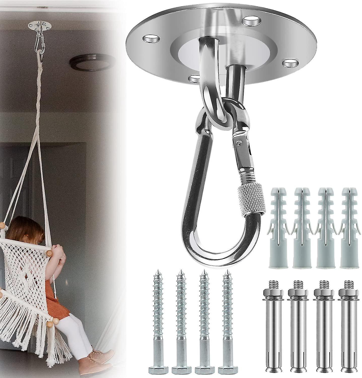 Deckenhaken Aus Edelstahl, Deckenhalterung, Tragkraft 500 Kg, 180°-drehung