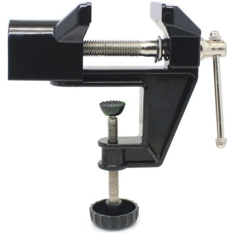 50-mm-schraubstock, Feste Tischklemme, Drehbarer Fuß