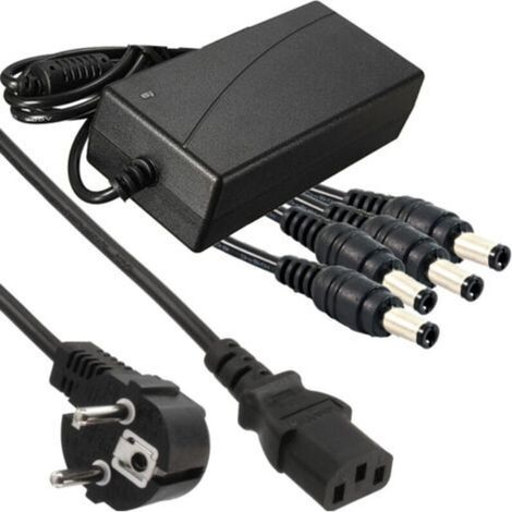 Stabilisierter Netztransformator 12v 5a 4 Ausgänge Dvr-kamerastreifen