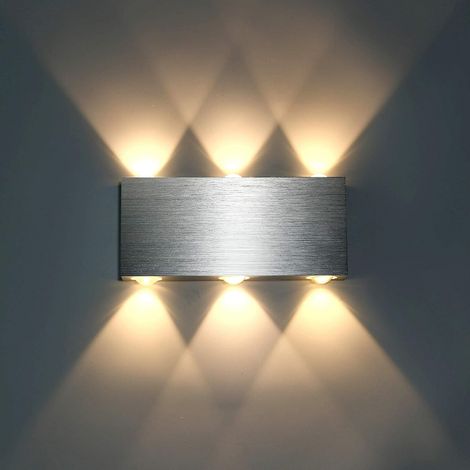 18-w-led-wandleuchte Für Den Innenbereich, Quadratische Wandleuchte, Dekorative Beleuchtung, Warmweißes Licht
