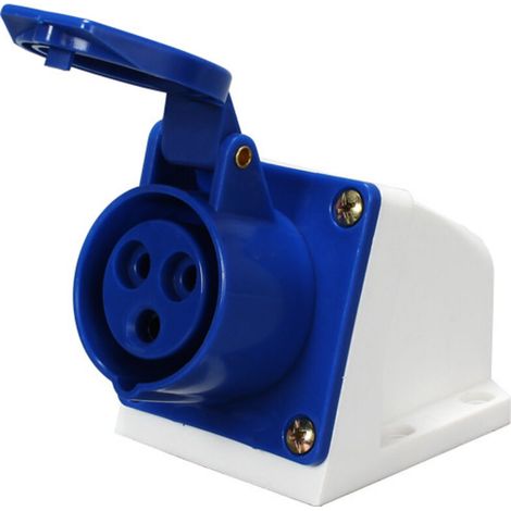 Industrielle 3-polige Monoblock-steckdose 220–240 V, Schutzart Ip44, Wasserdicht, 2p+e, 16 A, 13592 Mm